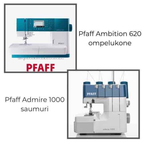 Pfaff ompelukone ja saumuri